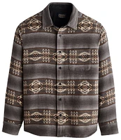 Pendleton Marshall Chamois Allover Pattern Long Sleeve Woven Shirt