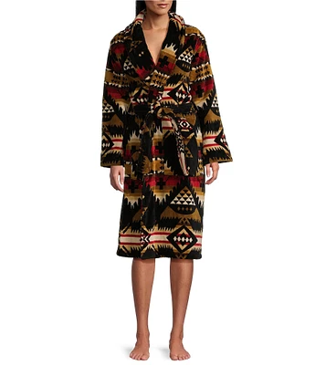 Pendleton Nehalem Cotton Terry Velour Cozy Long Robe