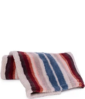 Pendleton Pet Classic Serape Rosewood Pattern Berber Plush Throw Blanket