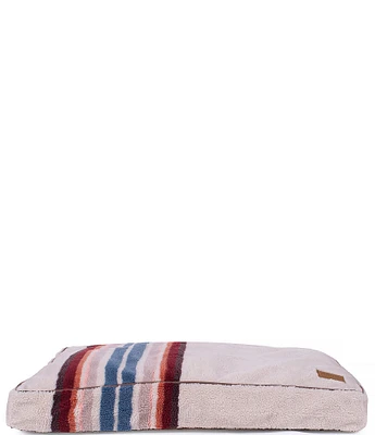 Pendleton Serape Rosewood Jacquard Knitted Berber Napper Dog Bed with Removeable Cover