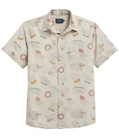 Pendleton Shoreline Parks Print Short Sleeve Woven Shirt