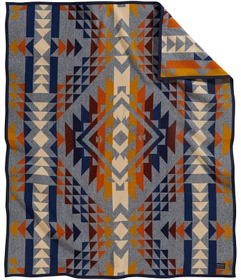 Pendleton Smith Rock Southwestern Print Jacquard Blanket Throw