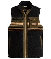 Pendleton Stripe Ridgeline Berber Fleece Vest