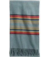 Pendleton Striped 5th Avenue Merino Wool Throw