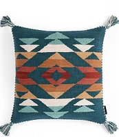 Pendleton Summerland Geometric Print Tassel Decorative Square Pillow