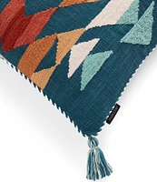 Pendleton Summerland Geometric Print Tassel Decorative Square Pillow