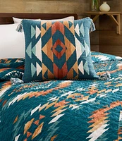 Pendleton Summerland Geometric Print Tassel Decorative Square Pillow
