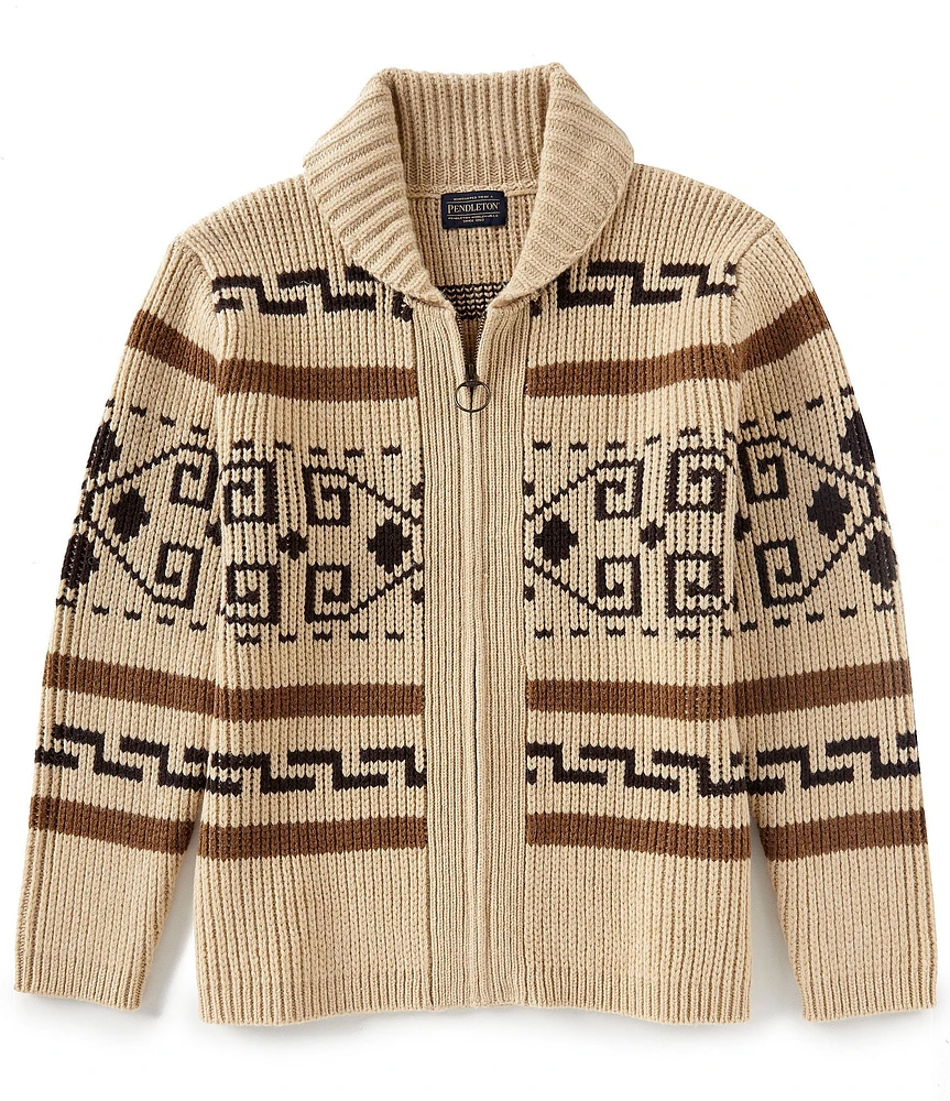 Pendleton The Original Westerley Full-Zip Heavyweight Cardigan Wool Sweater