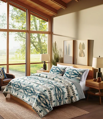 Pendleton Trapper Peak Print Coverlet Mini Set