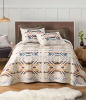 Pendleton White Sands Southwestern Geometric Pattern Coverlet Mini Set