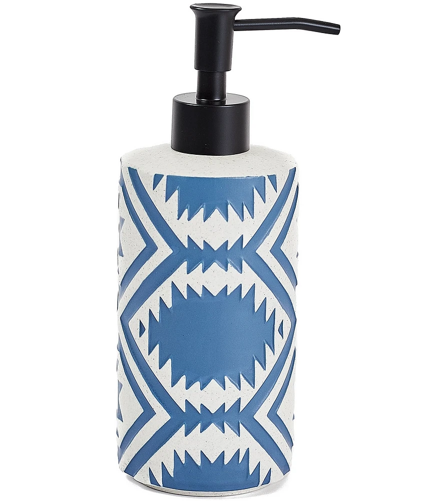 Pendleton White Sands Glaze Motif Lotion Pump Dispenser