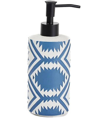 Pendleton White Sands Glaze Motif Lotion Pump Dispenser