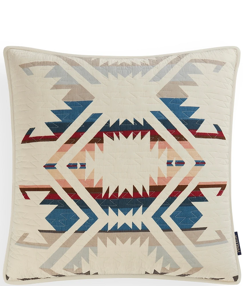 Pendleton White Sands Quilted Filled Euro Sham