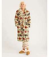 Pendleton Wyeth Cotton Terry Velour Cozy Long Robe