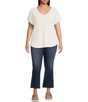 Perch By Blu Pepper Plus Short Sleeve Top