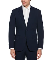 Perry Ellis Big & Tall Dark Performance Stretch Dobby Louis Suit Separates Jacket