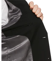 Perry Ellis Big & Tall Dark Performance Stretch Dobby Louis Suit Separates Jacket
