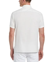 Perry Ellis Diamond Dobby Short Sleeve Woven Shirt