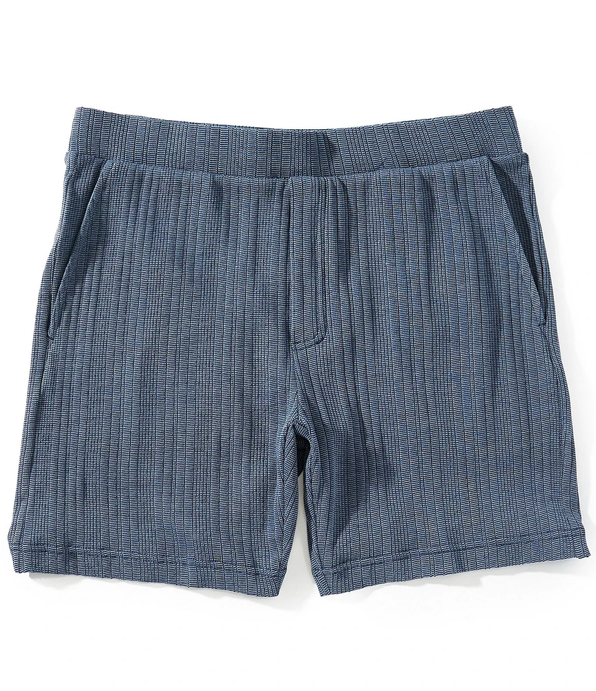 Perry Ellis End-on-End Drawstring 8#double; Inseam Shorts