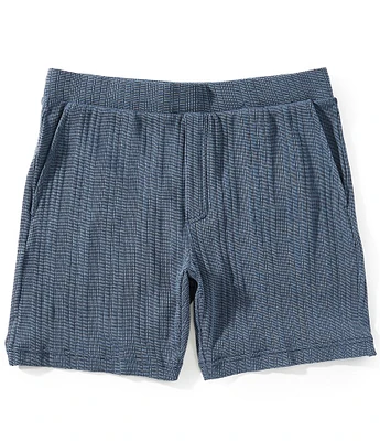 Perry Ellis End-on-End Drawstring 8#double; Inseam Shorts