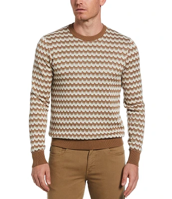 Perry Ellis Geo Print Sweater