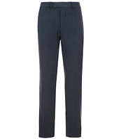 Perry Ellis Herringbone Modern Maxwell Fit Flat Front Stretch Pants