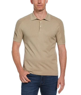 Perry Ellis Knit Textured Polo Shirt