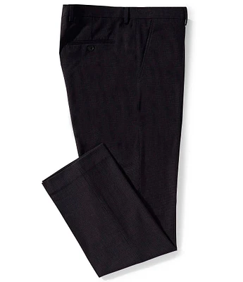 Perry Ellis Mini Check Flat Front Dress Pants