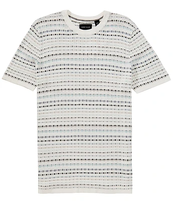 Perry Ellis Multi Color Geo Pattern Short Sleeve T-Shirt