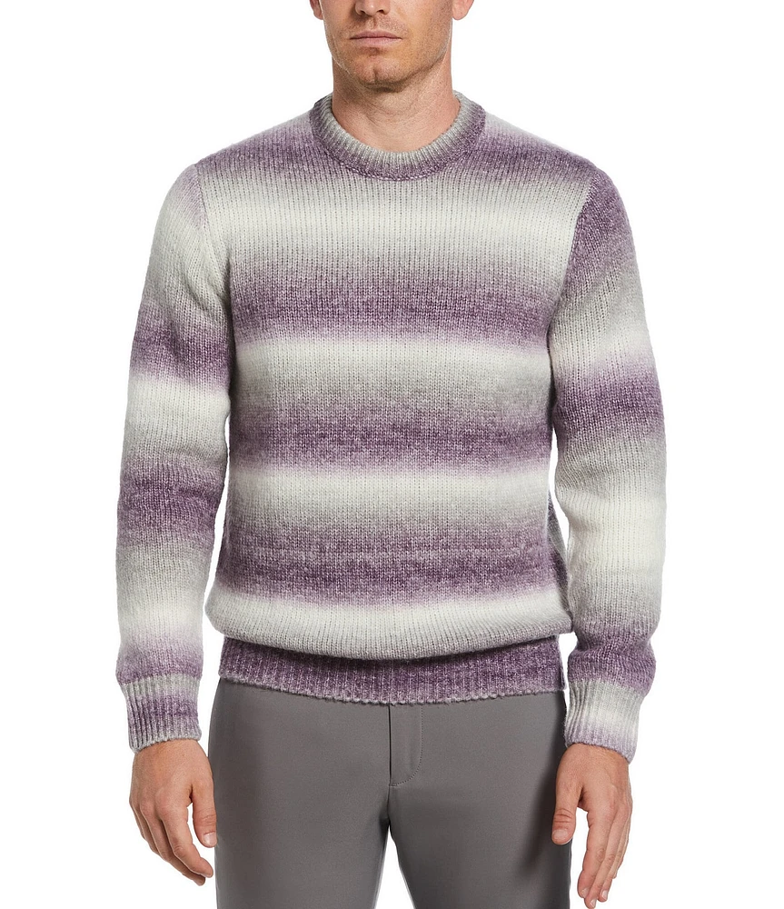 Perry Ellis Ombre Fuzzy Yarn Sweater