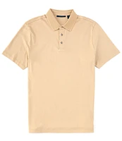 Perry Ellis Performance Stretch Solid Interlock Short Sleeve Polo Shirt