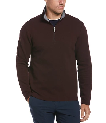 Perry Ellis Scuba Quarter-Zip Pullover