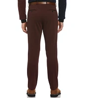 Perry Ellis Slim-Fit Flat-Front Stretch Solid Knit Suit Separates Pants