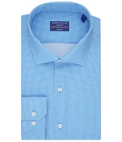 Perry Ellis Slim Fit Spread Collar Premium Performance Tech Dobby Dress Shirt