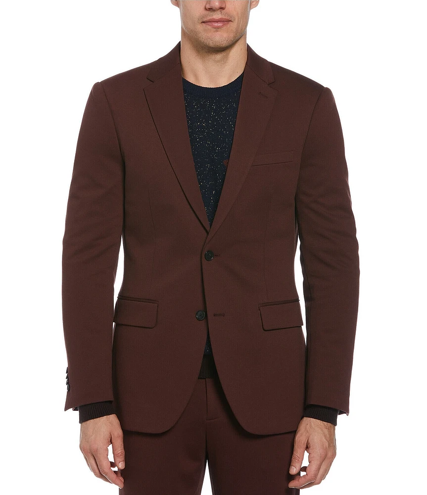 Perry Ellis Slim Fit Stretch Solid Knit Suit Separates Jacket