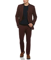 Perry Ellis Slim Fit Stretch Solid Knit Suit Separates Jacket