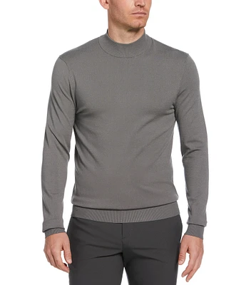 Perry Ellis Solid Mock Neck Sweater