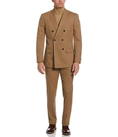 Perry Ellis Solid Stretch Double-Breasted Suit Separates Jacket