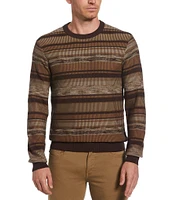 Perry Ellis Variegated Stripe Sweater