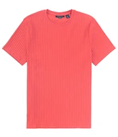 Perry Ellis Vertical Rib Short Sleeve T-Shirt