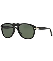 Persol Men's PO0649 56mm Aviator Sunglasses