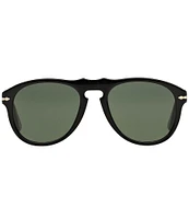 Persol Men's PO0649 56mm Aviator Sunglasses