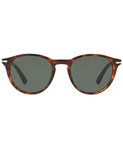 Persol Men's PO3152S Round 52mm Sunglasses