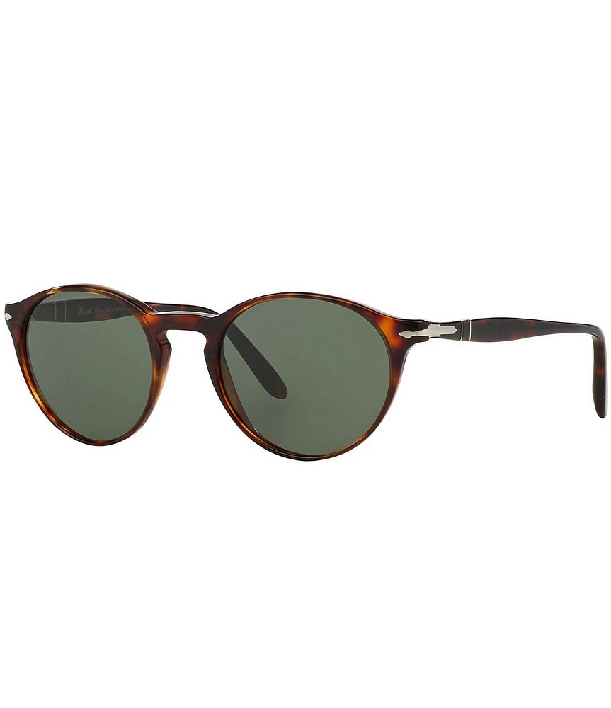 Persol Unisex PO3092SM 50mm Havana Round Sunglasses