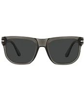 Persol Unisex PO3306S 55mm Rectangle Polarized Sunglasses