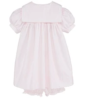 Petit Ami Baby Girls 3-24 Months Nautical Sailor-Collar Dress