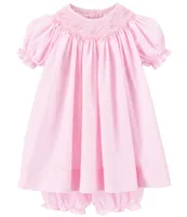 Petit Ami Baby Girls 3-9 Months Smocked Gingham Dress