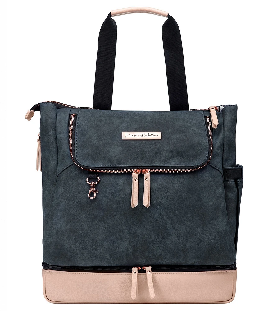 Petunia Pickle Bottom Pivot Colorblock Backpack/Tote Diaper Backpack - Matte