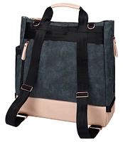 Petunia Pickle Bottom Pivot Colorblock Backpack/Tote Diaper Backpack - Matte