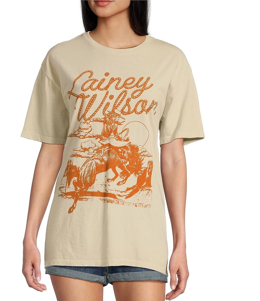 Philcos Crew Neck Short Sleeve Lainey Wilson Horse Graphic T-Shirt